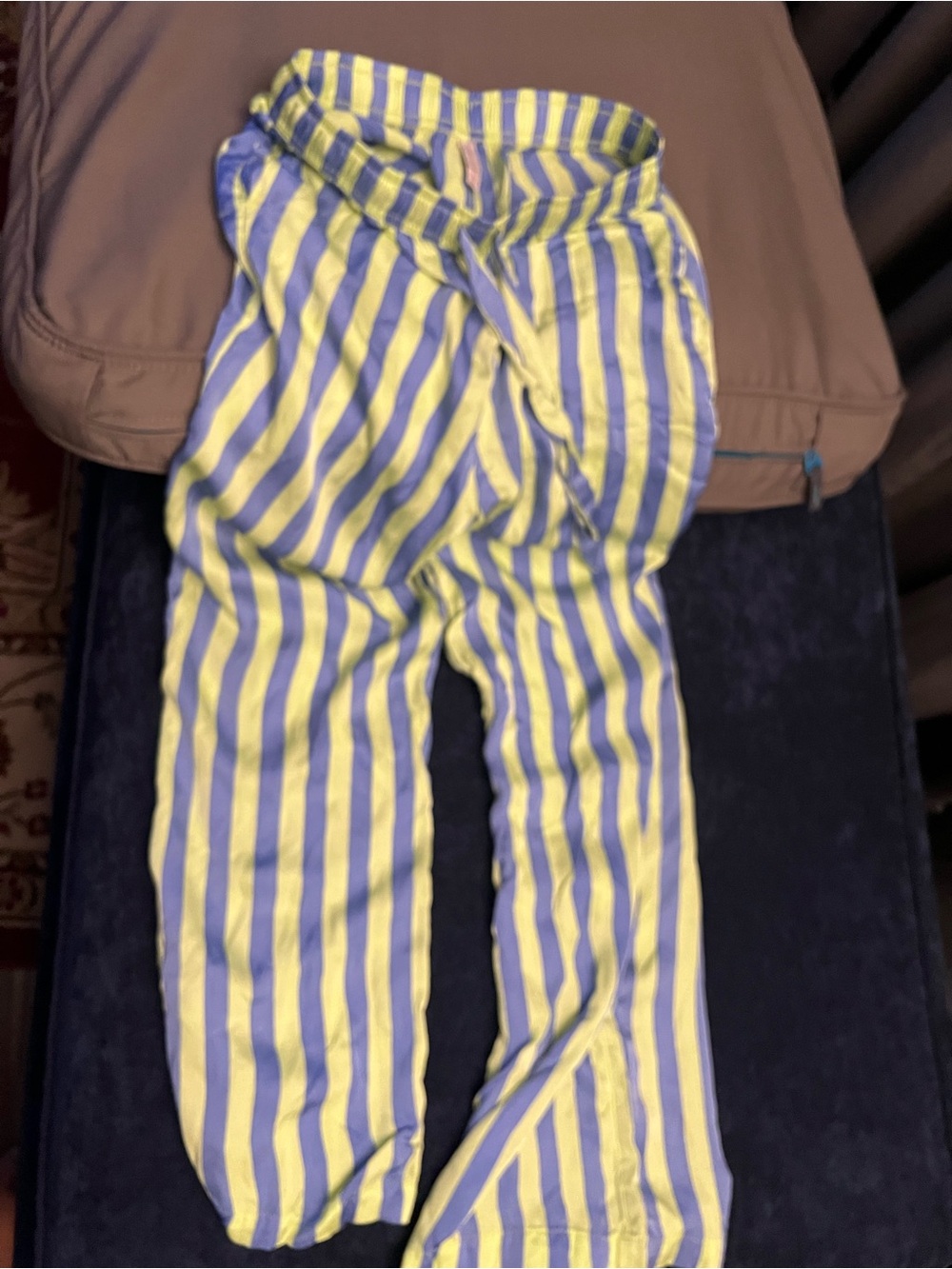 Anthropologie LyreBird Striped Drawstring Boxer Pants Wide Leg XS XXS